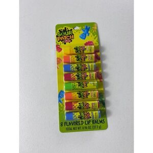 Sour Patch Kids 8 Flavored Lip Balms Set Fun Candy Flavors Hydrating